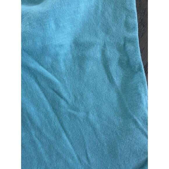 Carters Girls Aqua Blue Pom Pom Trim Knit Short Sleeve T Shirt Size 12M - Picture 5 of 7